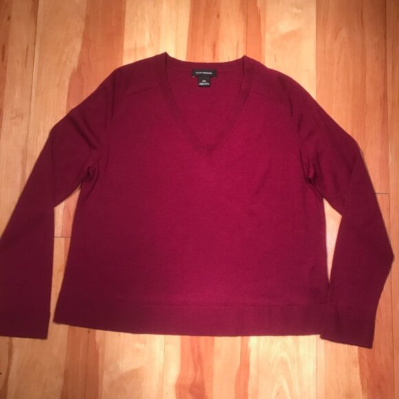 Club Monaco V-neck Wool Sweater Size L - Picture 5 of 9